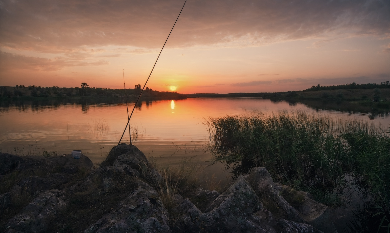 На вечерней зорьке