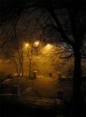 Набережная в тумане