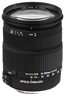 Sigma 18-200mm f/3.5-6.3 DC OS HSM